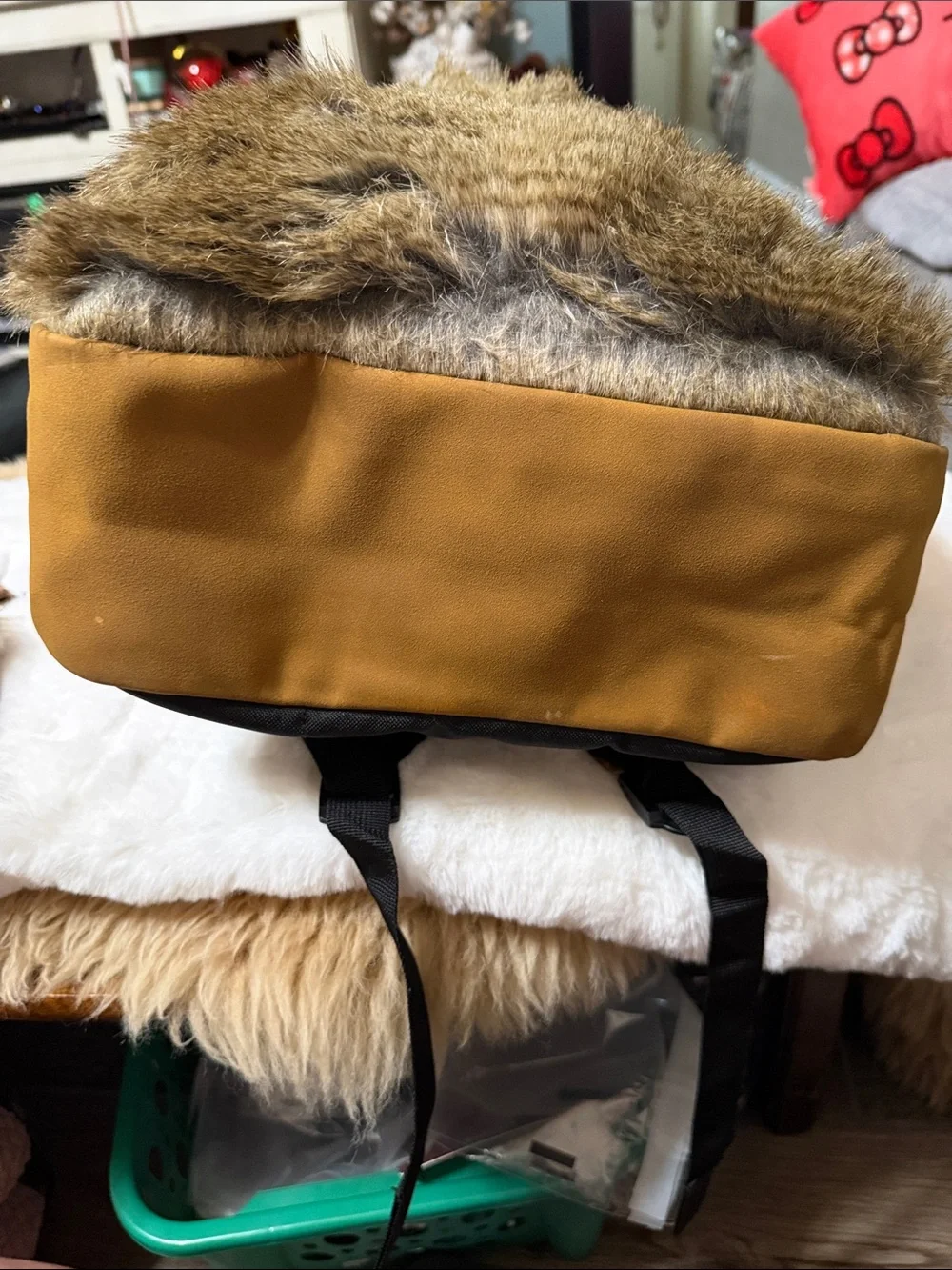 Loungefly Star Wars Ewok Brown Full Size Backpack and Wristlet NWT